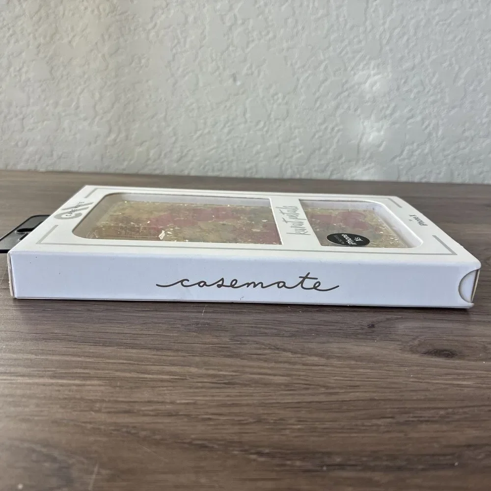 New In Box Case Mate Karat Petals, iPhone X/Xs, Pressed Flowers, Shock Absorbing